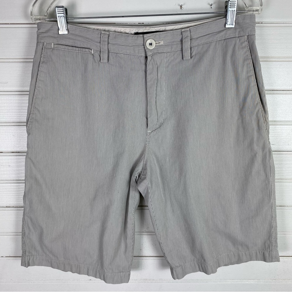Banana Republic Pinstripe Cotton Shorts Size 31